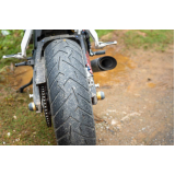 pneu de moto traseiro atacado Poços de Caldas